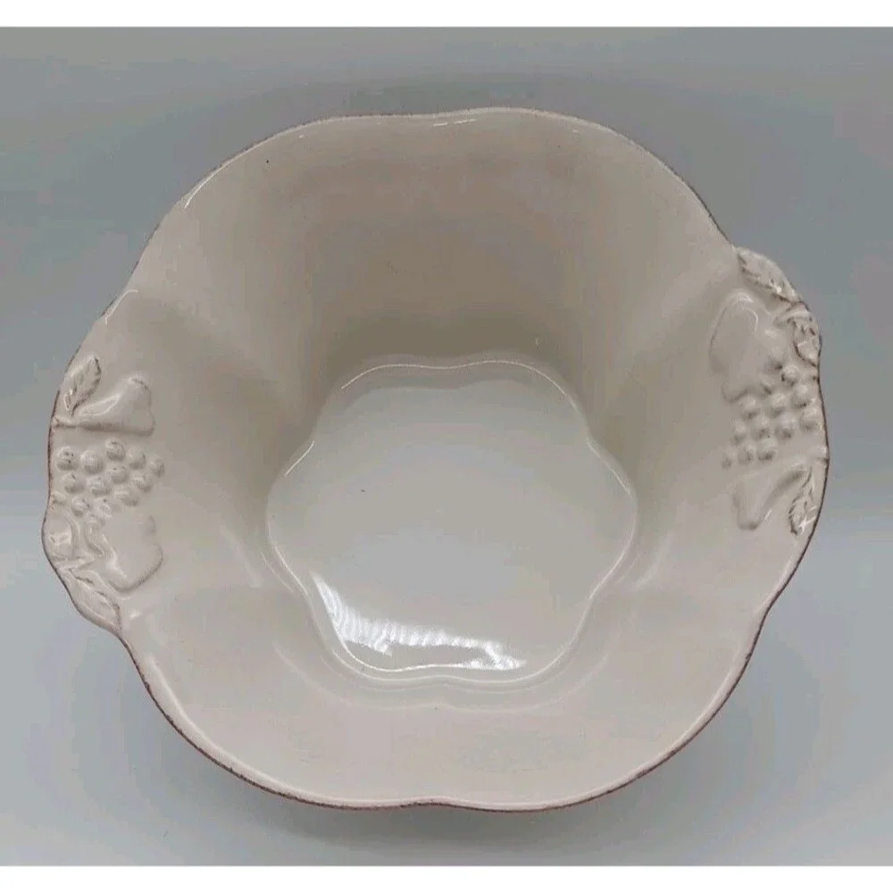 Casa Stone Madeira Harvest by Casafina  Serving Bowl Pale Yellow Bowl 11inches
